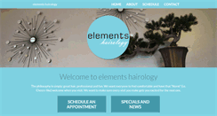 Desktop Screenshot of elementshairology.com